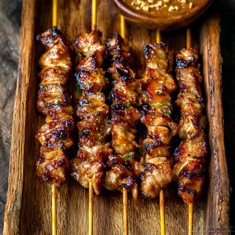 Grilled Thai Coconut Chicken Skewers Recipe Delight