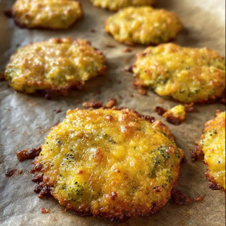 Crispy Broccoli Cheddar Rounds: Easy Recipe Delight