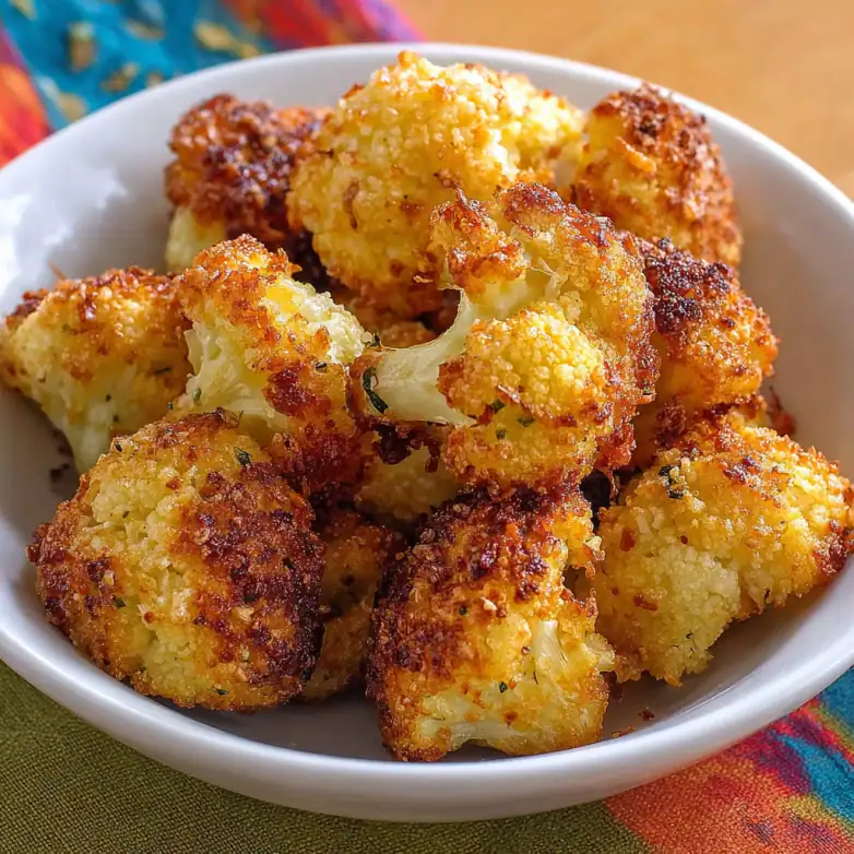 Crispy Parmesan Cauliflower Bites Recipe You’ll Love