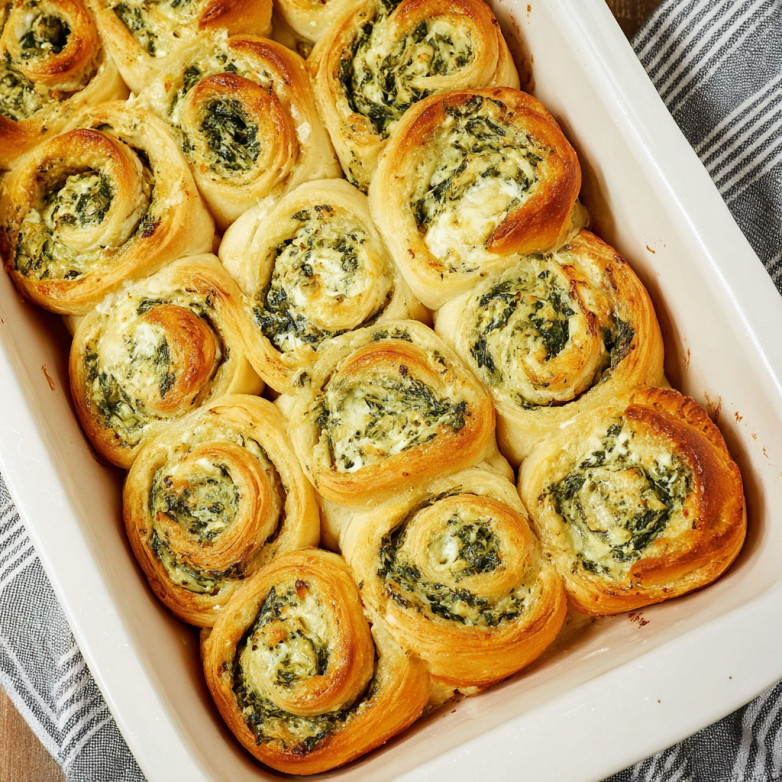 Delicious Spinach and Artichoke Crescent Rolls Recipe