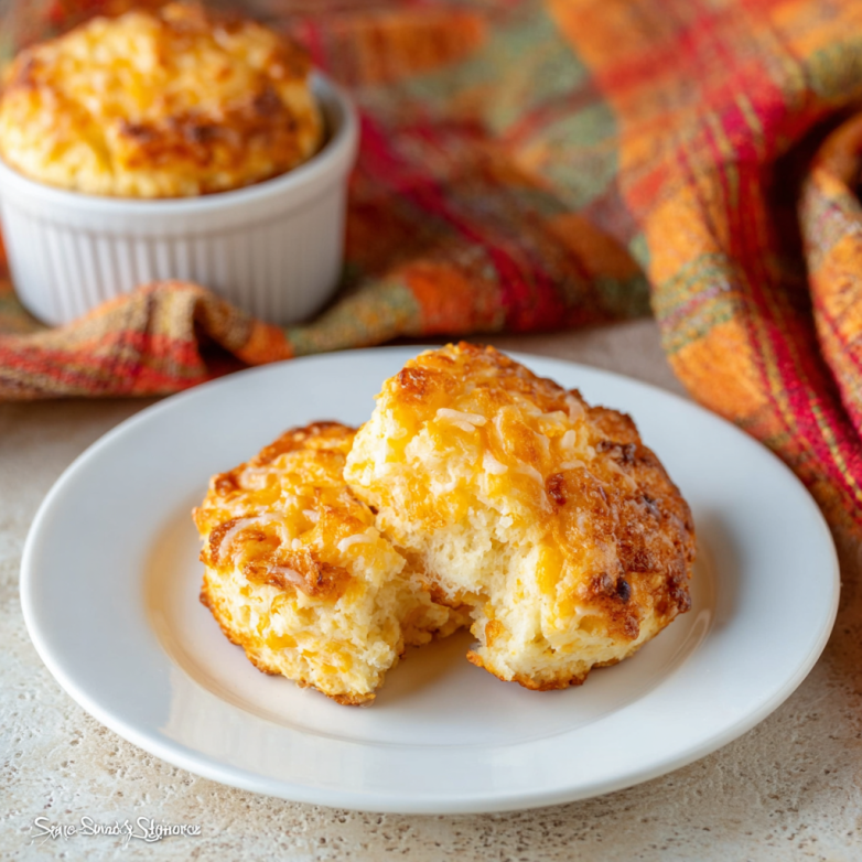 Easy Air Fryer Keto Cottage Cheese Cheddar Biscuits