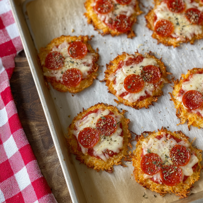 Crispy Mini Low Carb Pizzas: Easy Recipe Delight