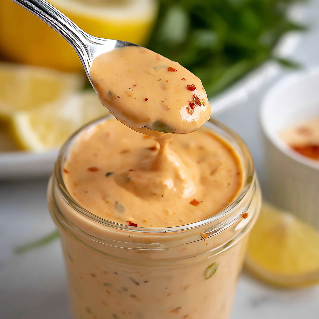 Delicious Spicy Creamy Tangy Dip Recipe
