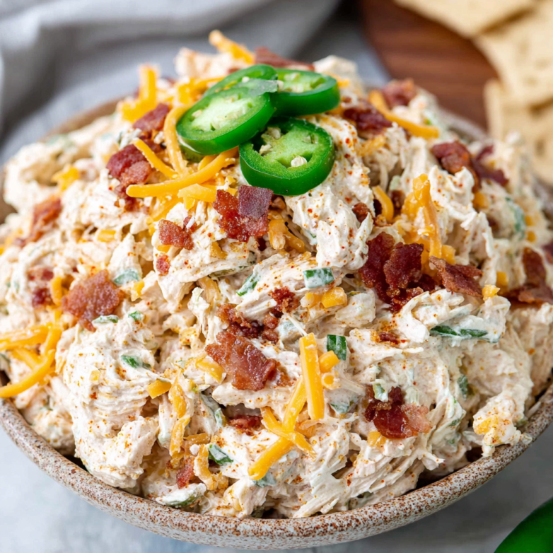 Jalapeno Popper Keto Chicken Salad Recipe Delight
