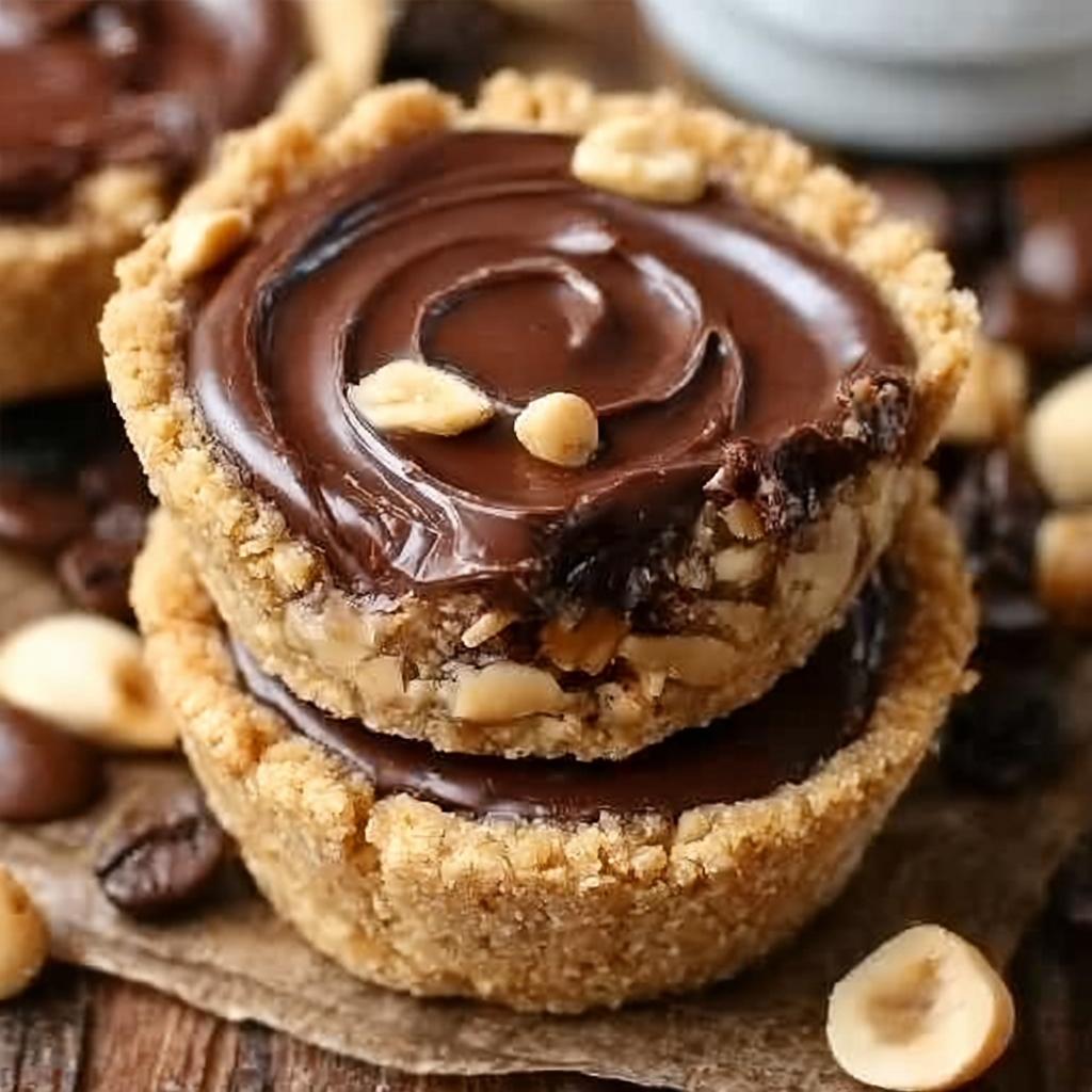 Keto Irresistible Mini Chocolate Peanut Butter Pies