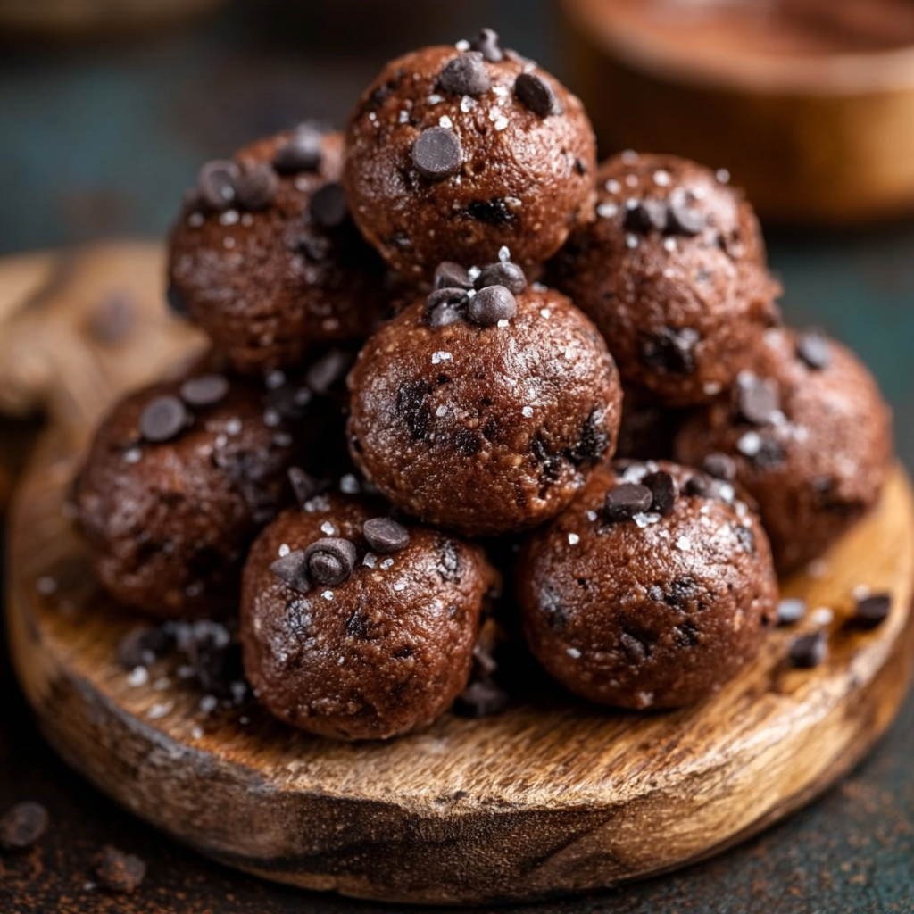 No Bake Cottage Cheese Brownie Batter Protein Bites Recipe