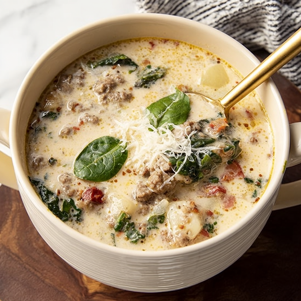Best Creamy Italian Sausage Soup Recipe Ever!