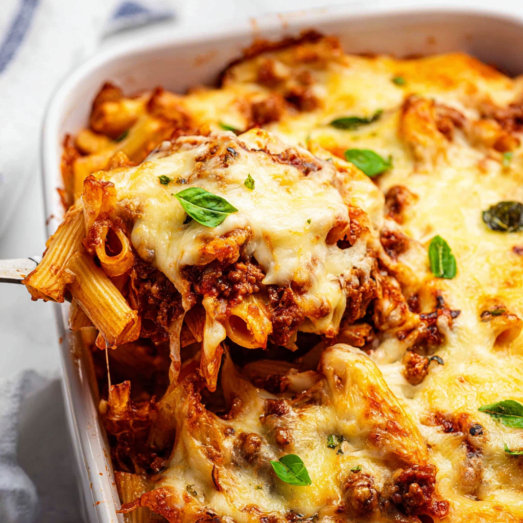Lazy Lasagna Casserole Delight!