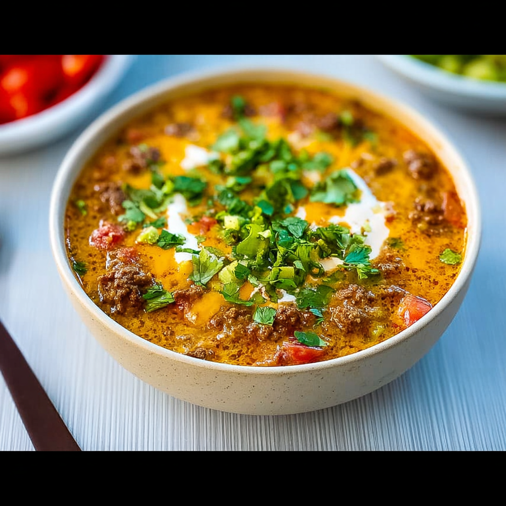Lightened Up Taco Soup - Healthy, Flavorful & Easy