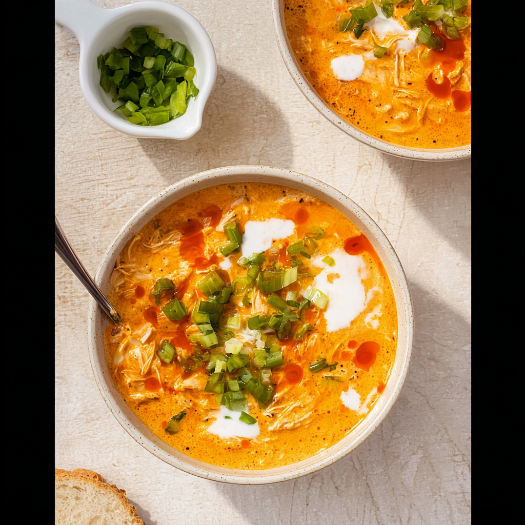 Make Hearty Buffalo Chicken Soup Recipe Tonight!
