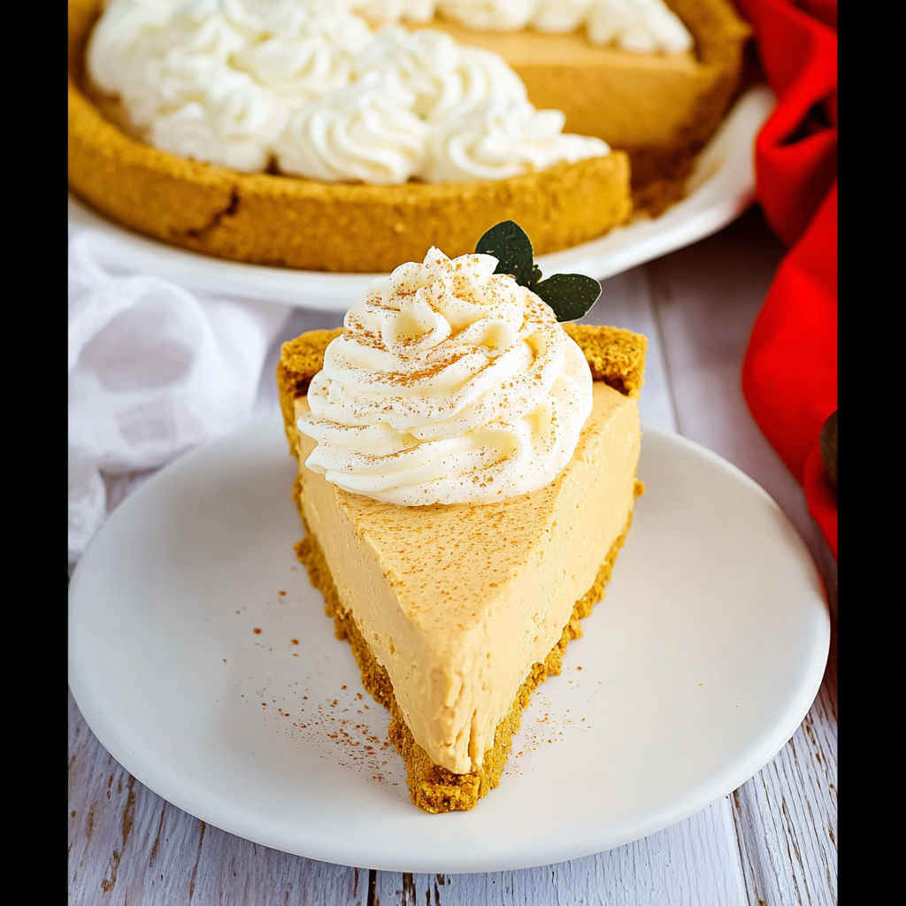 No Bake Pumpkin Pie Delight! Simple Sweet Recipe