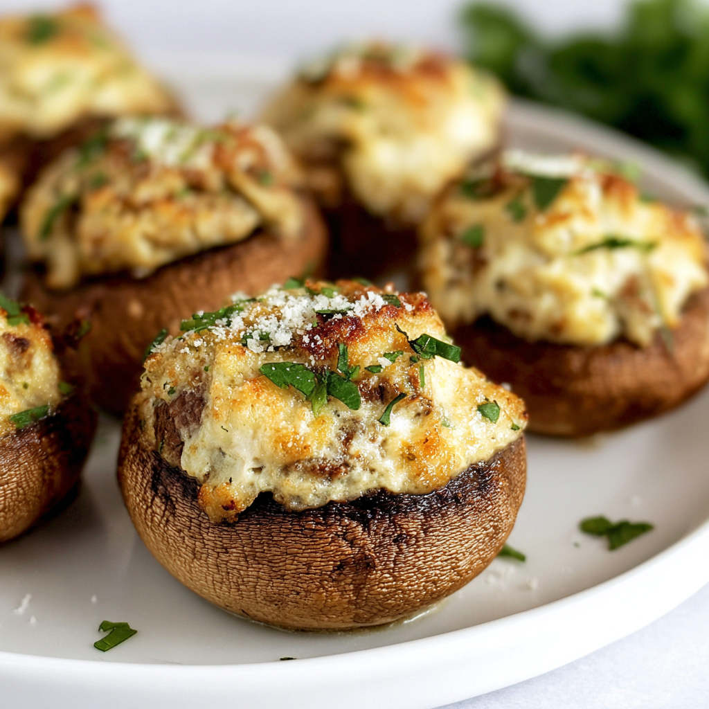 Air Fryer Stuffed Mushrooms: Easy Party Appetizer