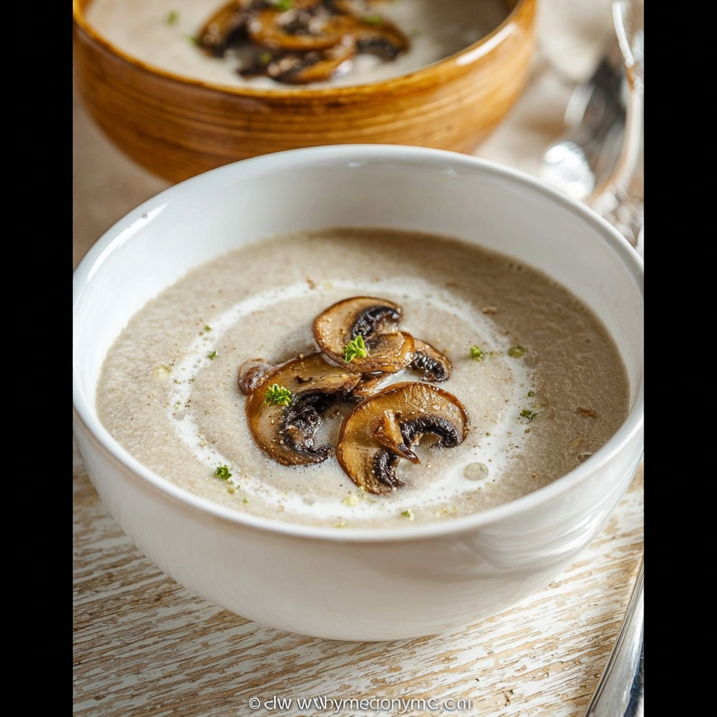 Best Creamy Cauliflower Mushroom Soup Recipe Ever!