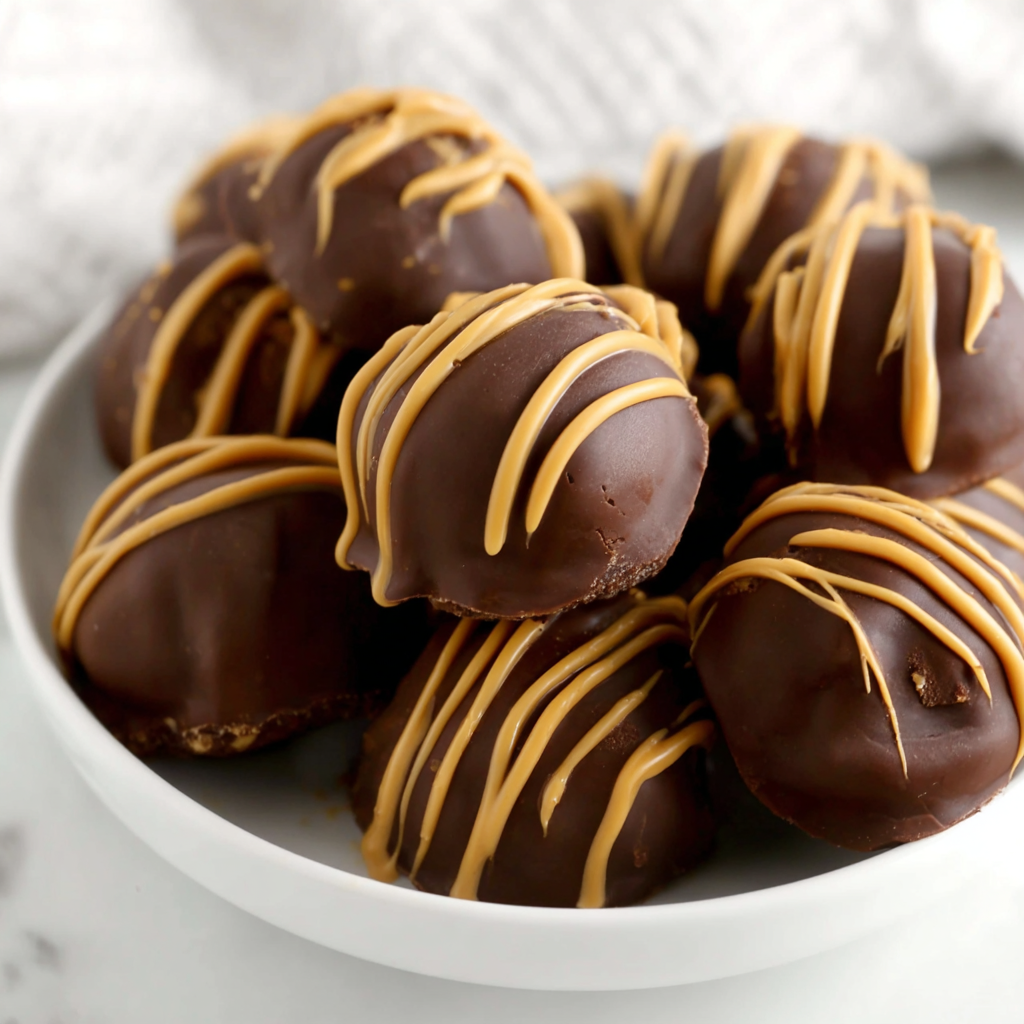 Chocolate Peanut Butter Truffles - Easy No-Bake Now!