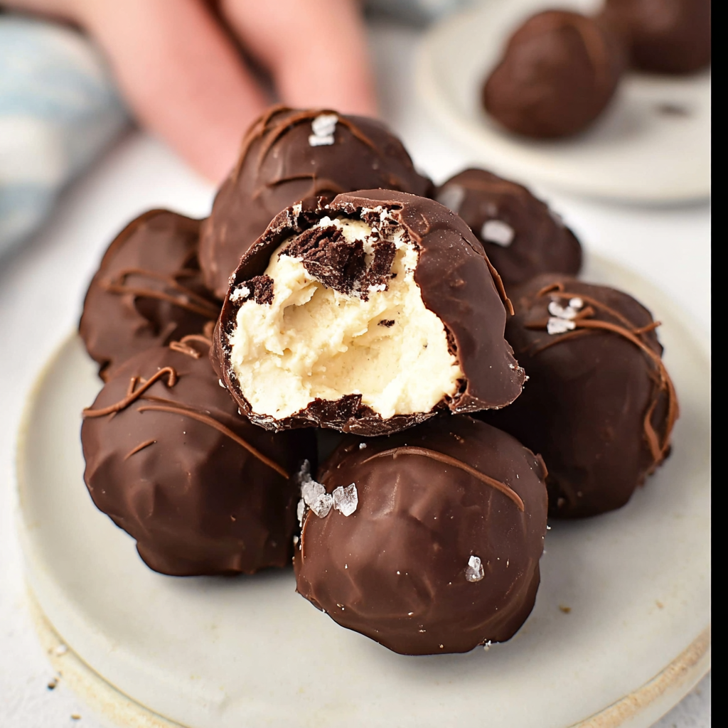 Cottage Cheese Caramel Low Carb Chocolate Clusters