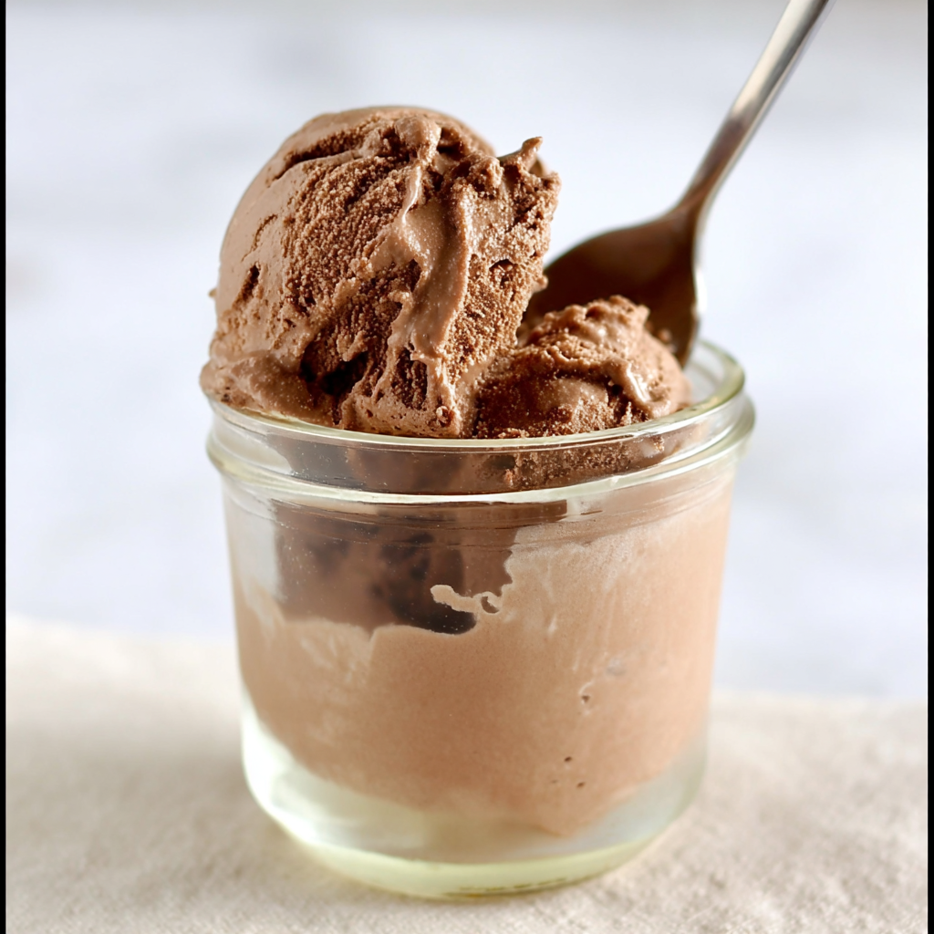 Creamy No-Churn Mason Jar Chocolate Ice Cream DIY!