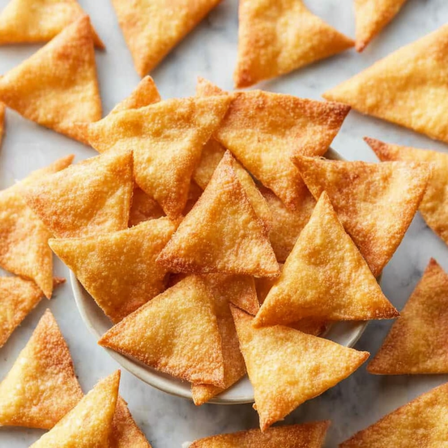 Easy 2-Ingredient Keto Tortilla Chips Recipe