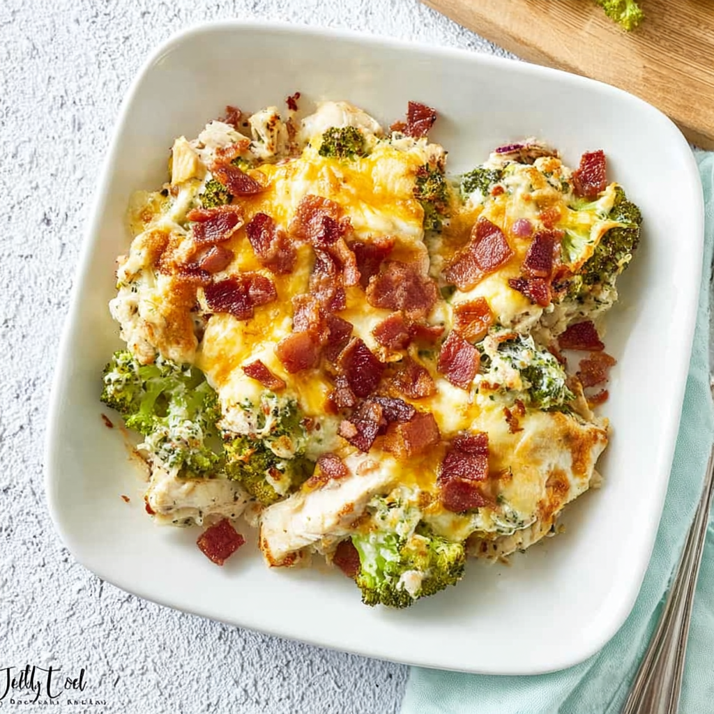 Easy Chicken Bacon Ranch Casserole Recipe
