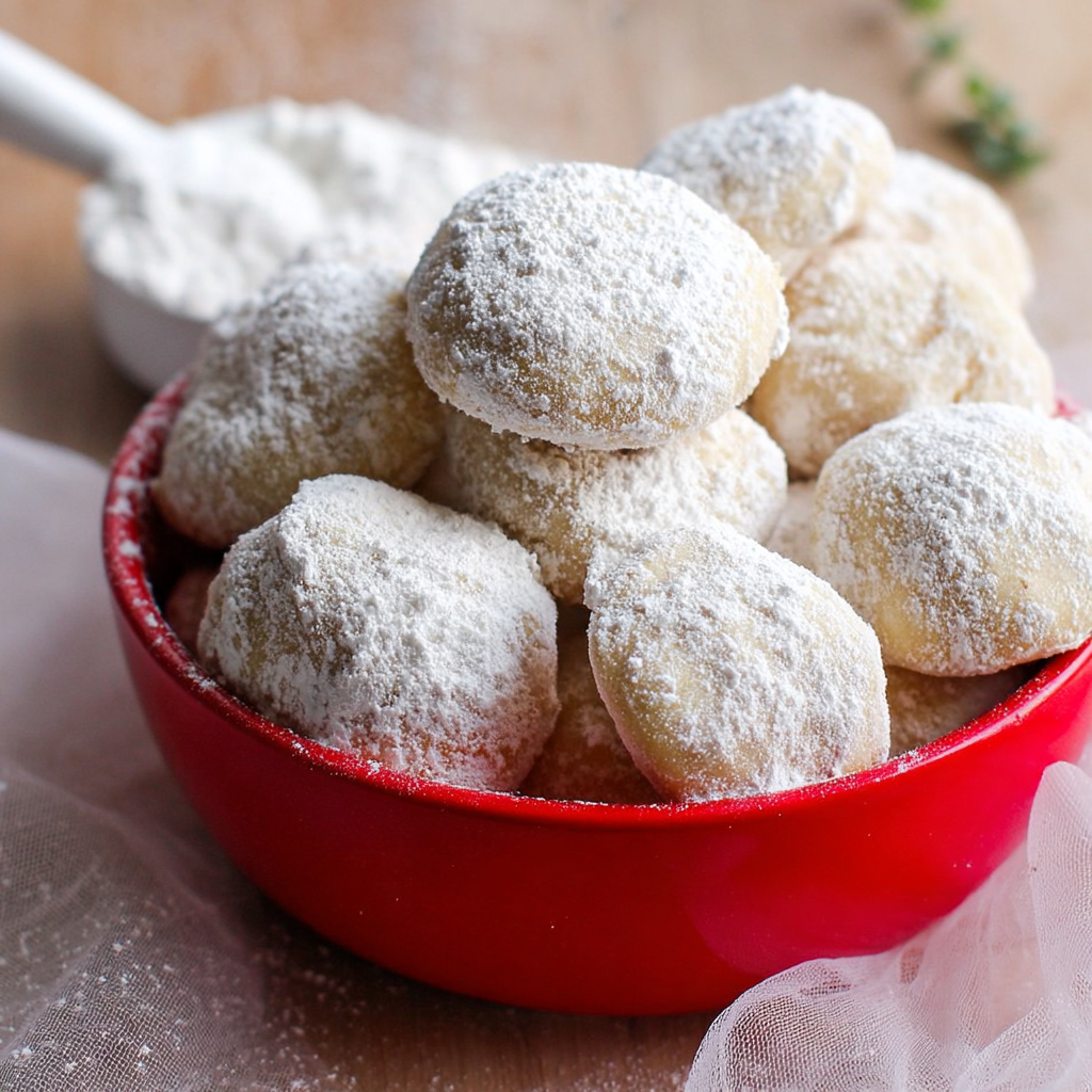 Easy Homemade Melt-In-Your-Mouth Snowball Cookies!