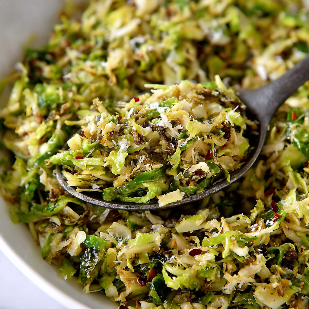 Easy Keto Shredded Brussels Sprouts Sauté Recipe