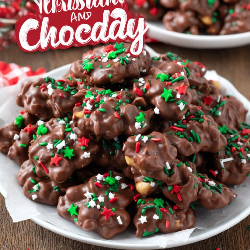 Easy Slow Cooker Chocolate Peanut Clusters Recipe