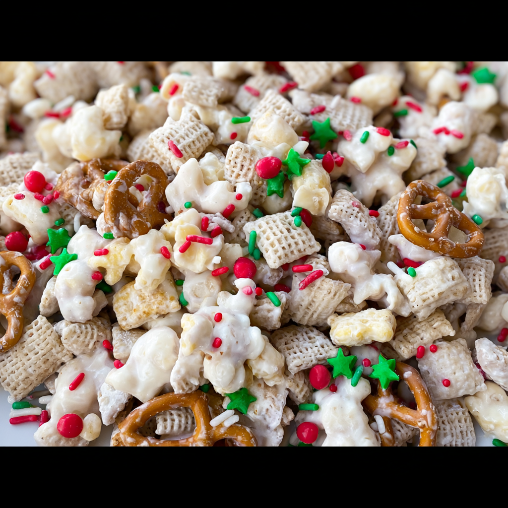 Festive Holiday Chow Crunch! A Delicious Recipe