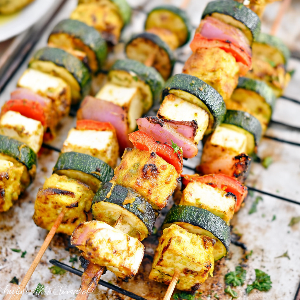 Healthy Paneer Skewers: Quick, Easy & Delicious!
