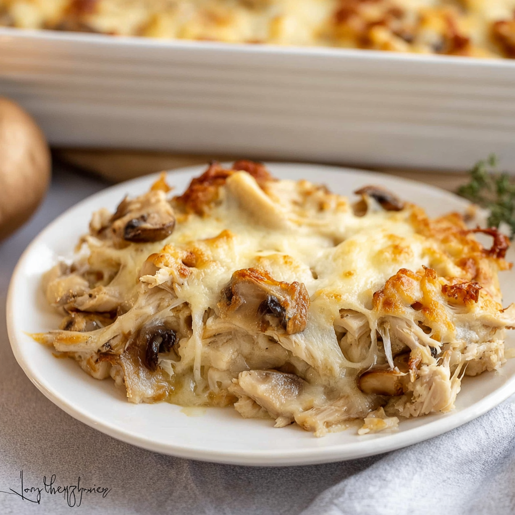 Keto Chicken Mushroom Casserole: Easy & Delicious!