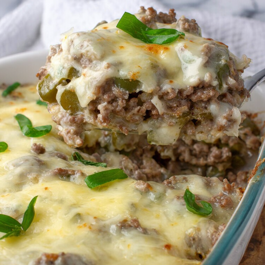 Philly Cheesesteak Casserole Recipe: Crowd Pleaser