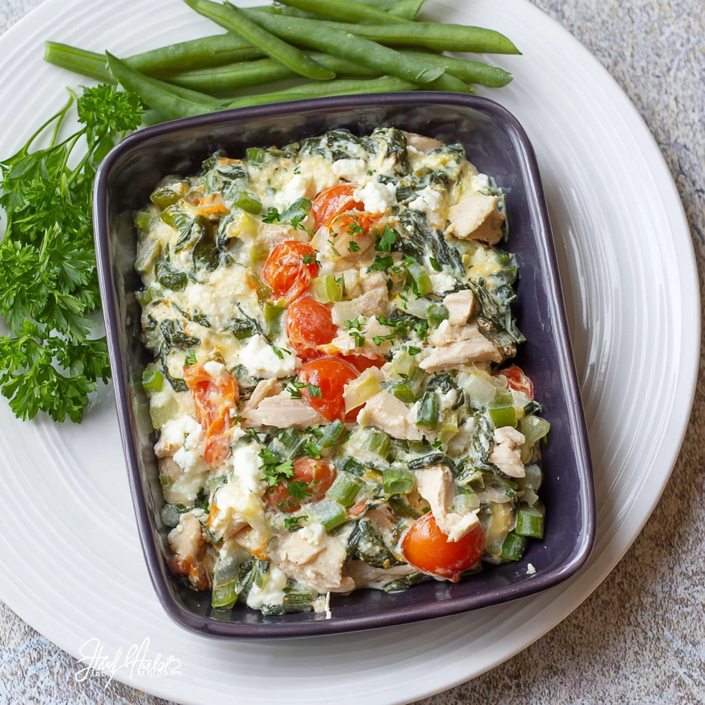 Quick & Healthy Mediterranean Chicken Casserole Dish