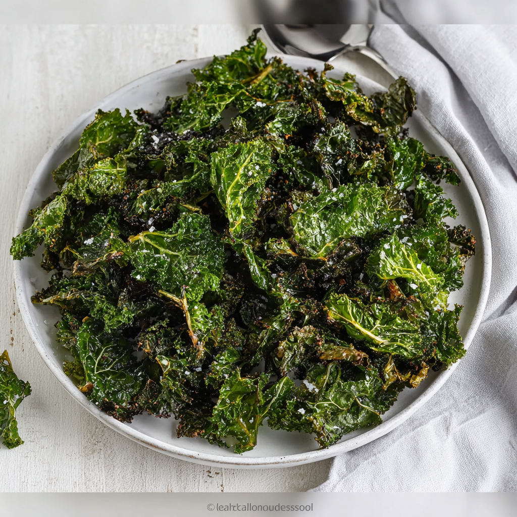 Recipe for Crispy Roasted Kale Chips: A Healthy Snack