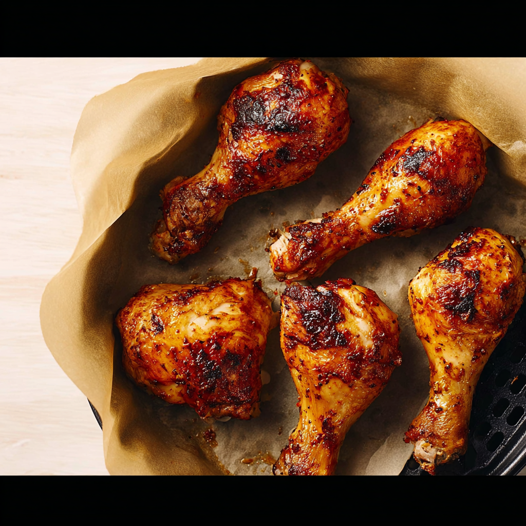 Simple Crispy Air Fryer Chicken Drumsticks Recipe!