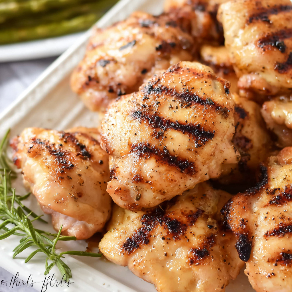 The Best Grilled Boneless Chicken Thighs Recipe!