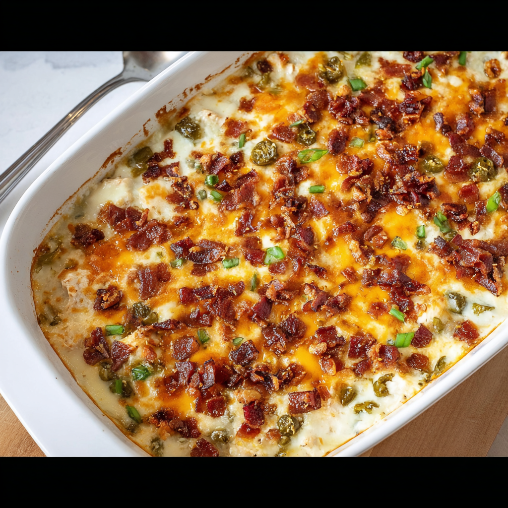 The Best Keto Jalapeño Popper Casserole Recipe Ever