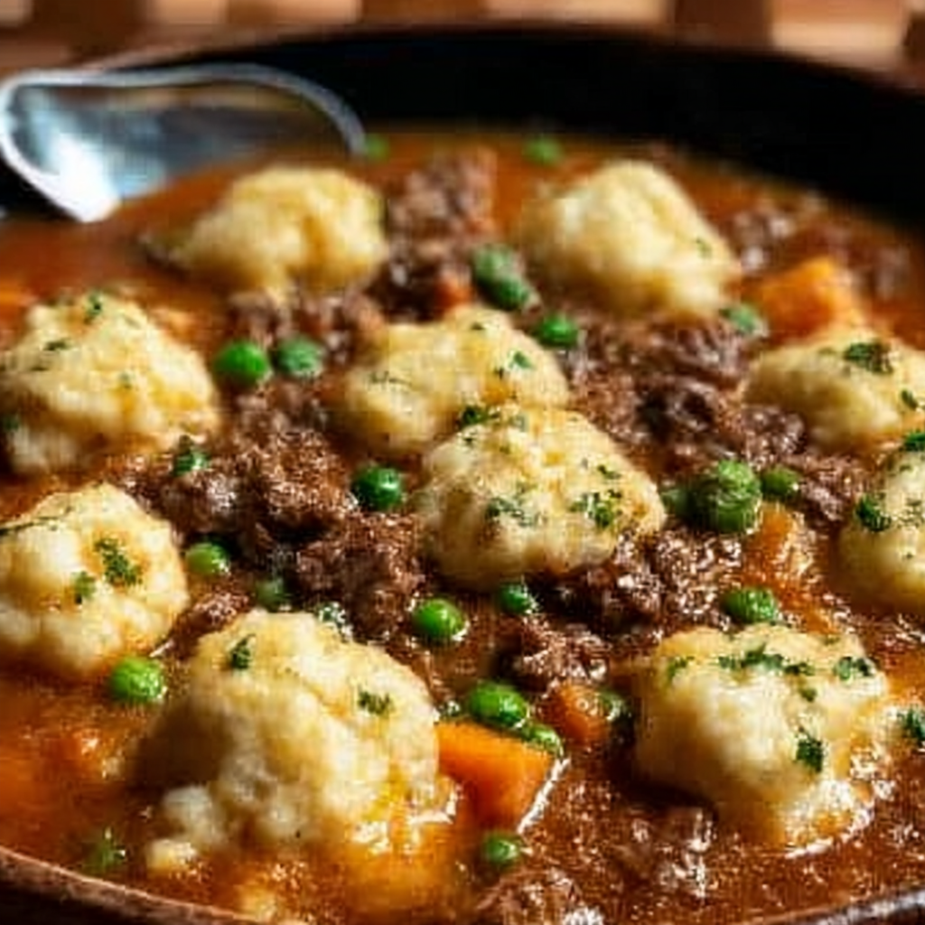 Wholesome Beef & Dumpling Delight! Perfect Dinner
