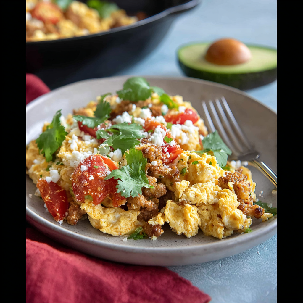 Wholesome Chorizo & Egg Scramble: Easy Recipe Idea!