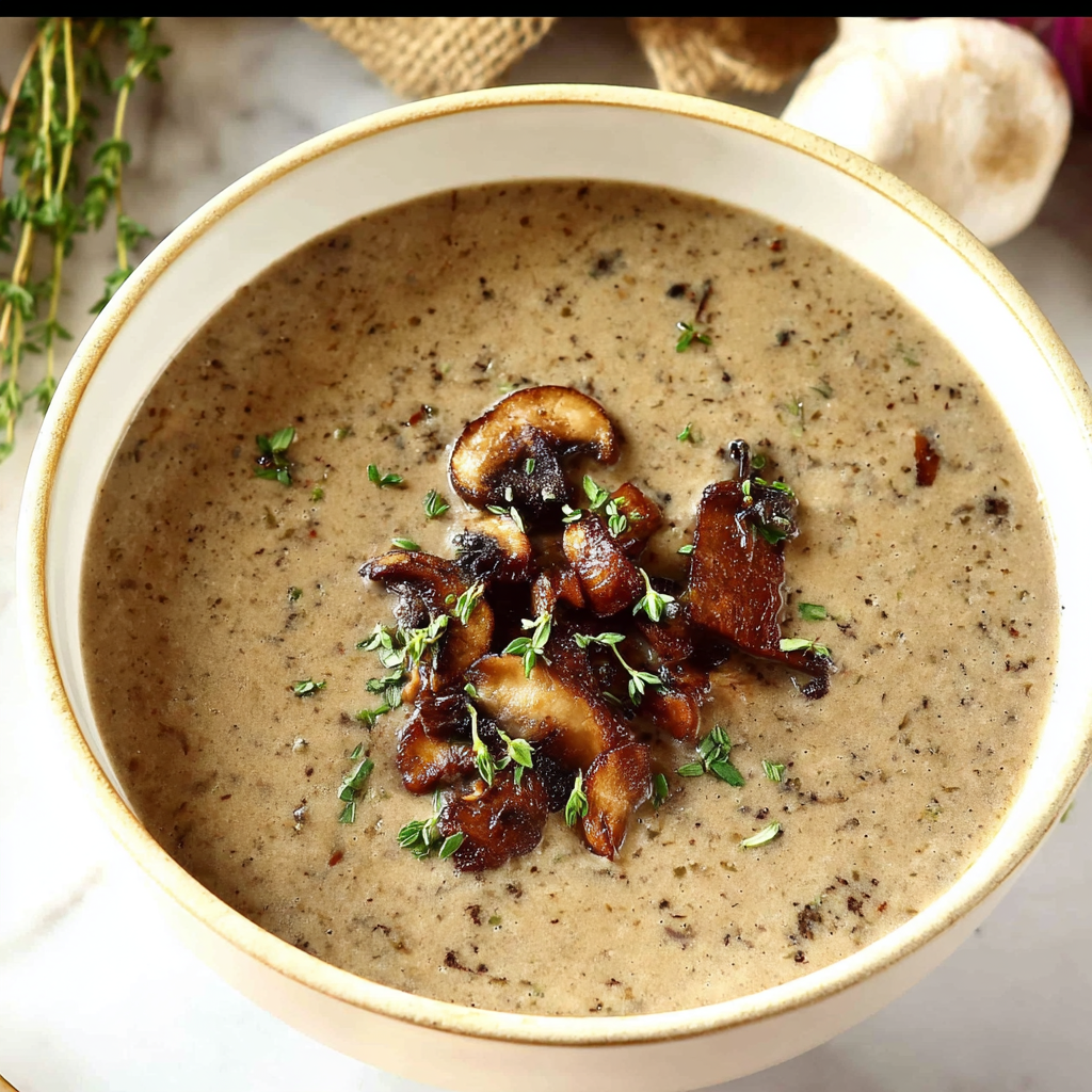 Wholesome Creamy Wild Mushroom Soup: Quick & Easy