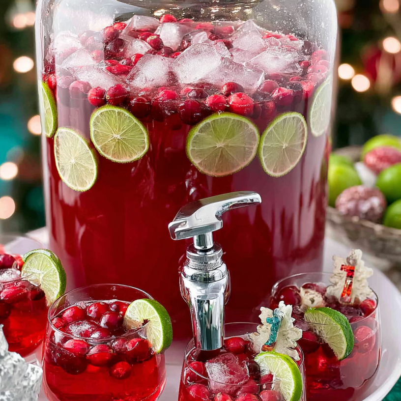 Best Easy Festive Holiday Cranberry Punch Recipe