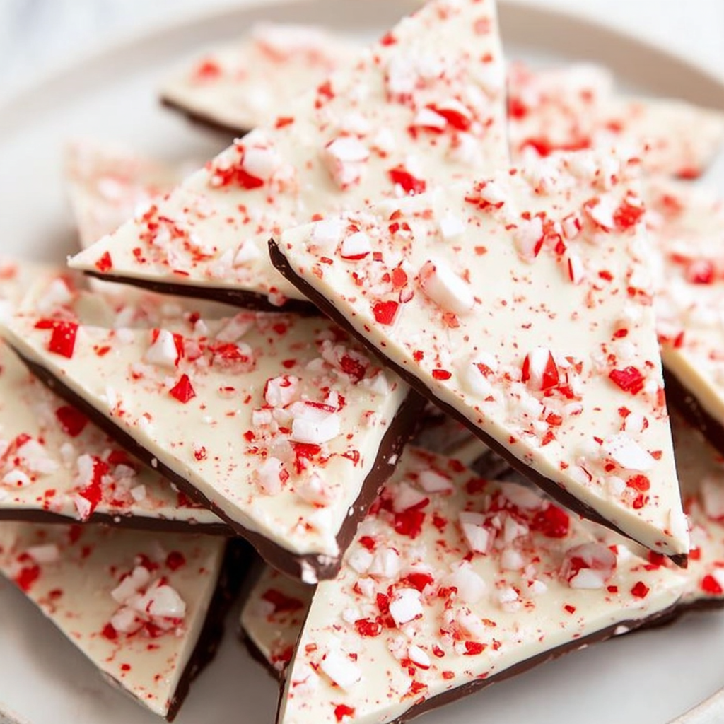 BEST Easy Salted Peppermint Chocolate Bark Recipe!
