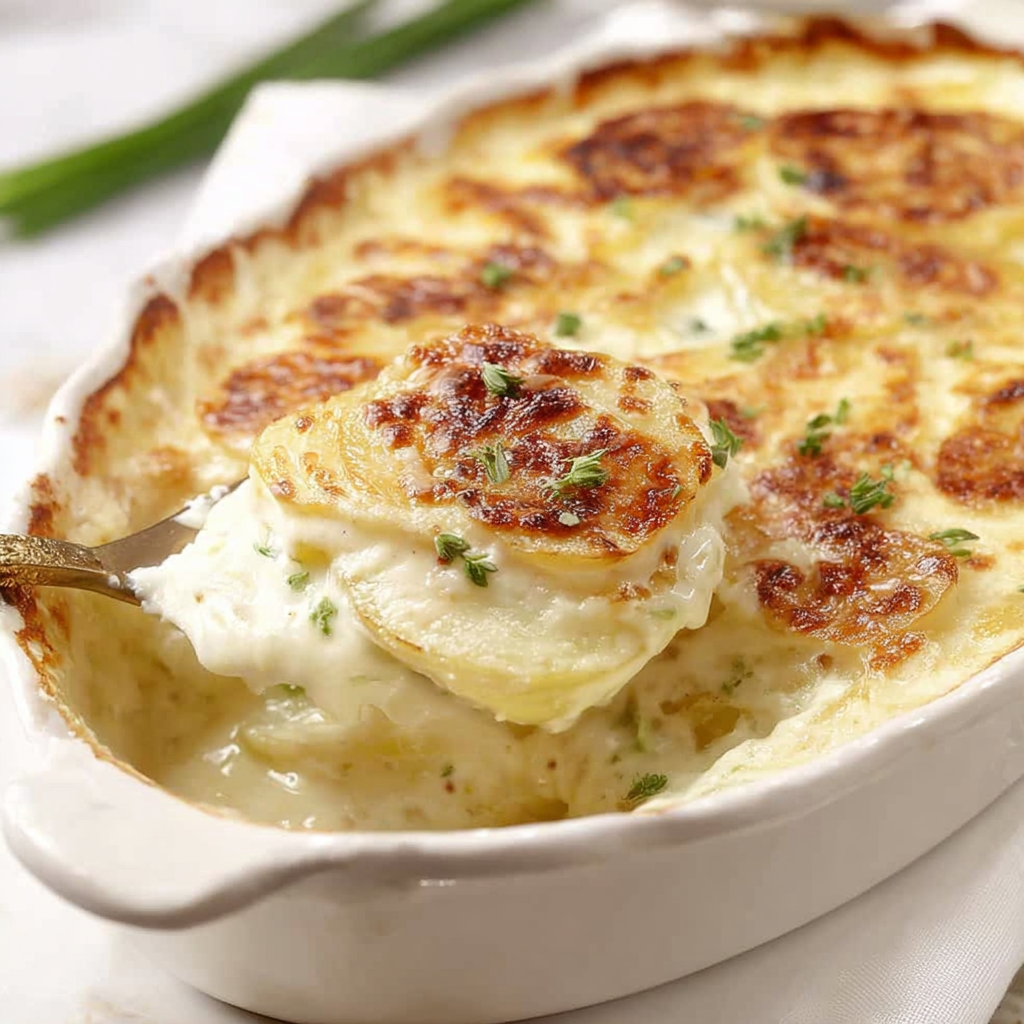 Best Festive Cheesy Christmas Potato Bake Recipe