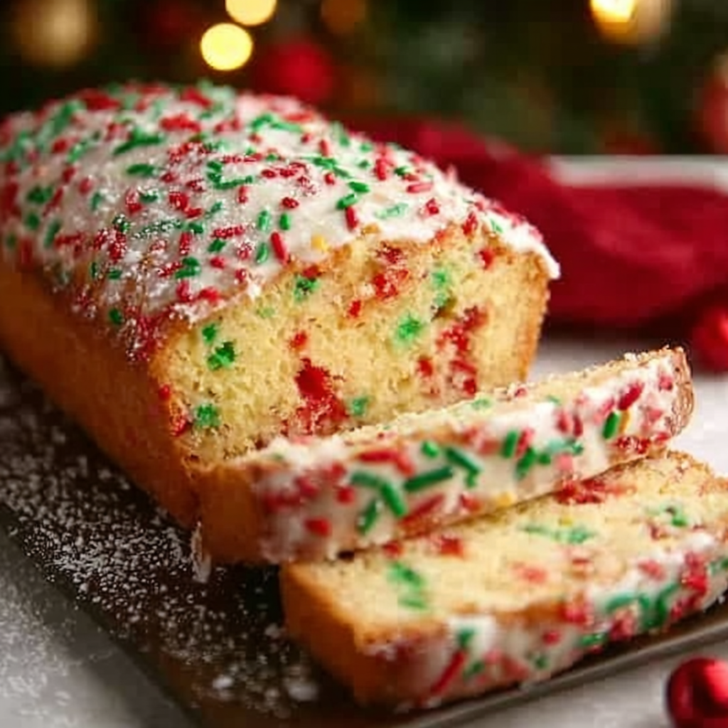 Best Festive Christmas Sprinkle Buttermilk Bread!