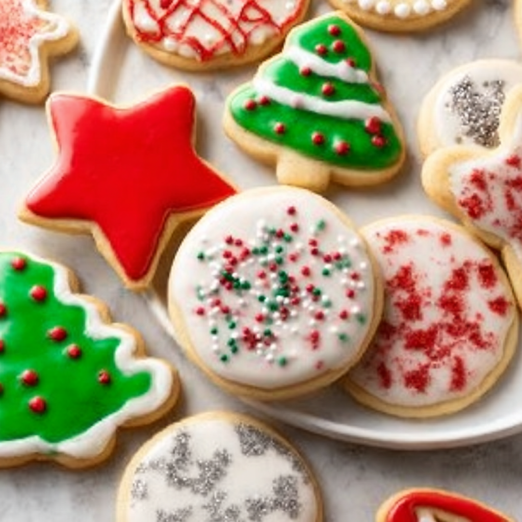 Best Festive & Easy Christmas Sugar Cookies!
