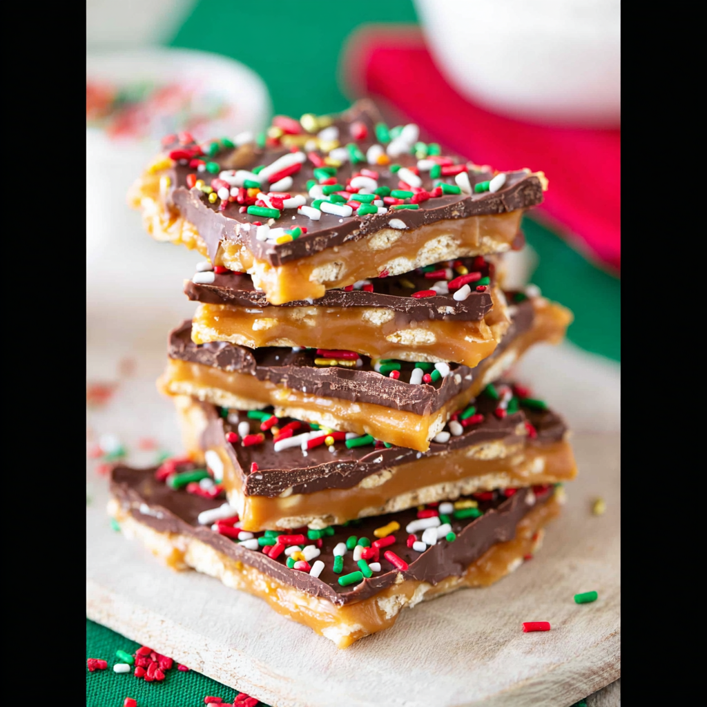 Christmas Crack Toffee Delight: Festive Sweet Treat!