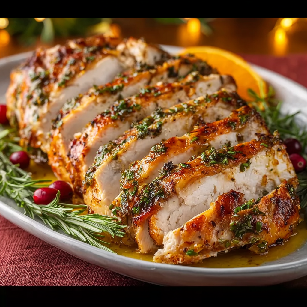 Christmas Herb Roasted Turkey Breast Recipe Ideas!