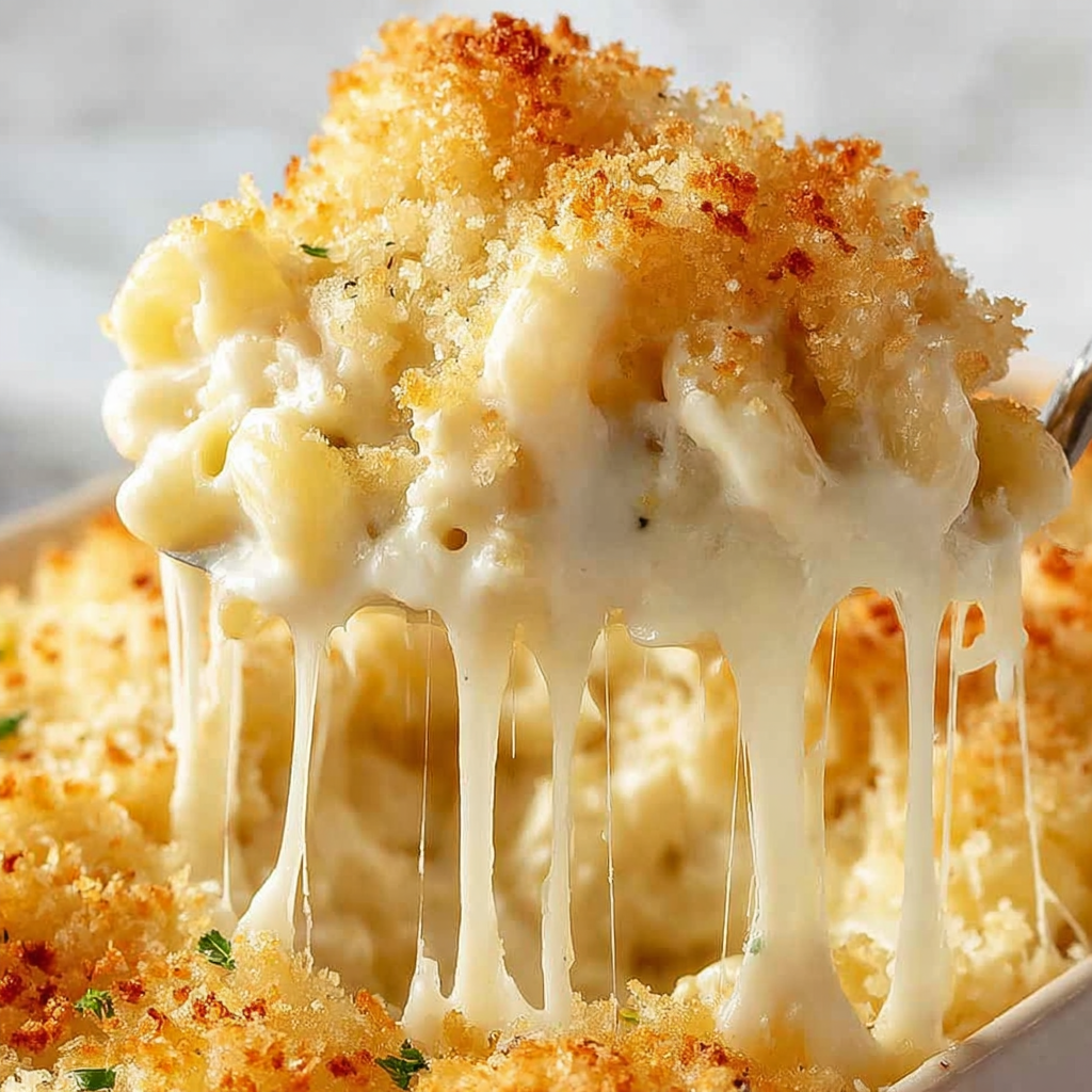 Creamy Christmas Mac & Cheese Bake - Holiday Recipe