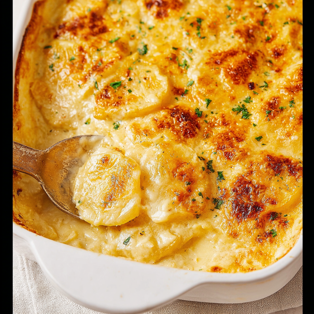 Creamy Christmas Scalloped Potato – Easy & Healthy