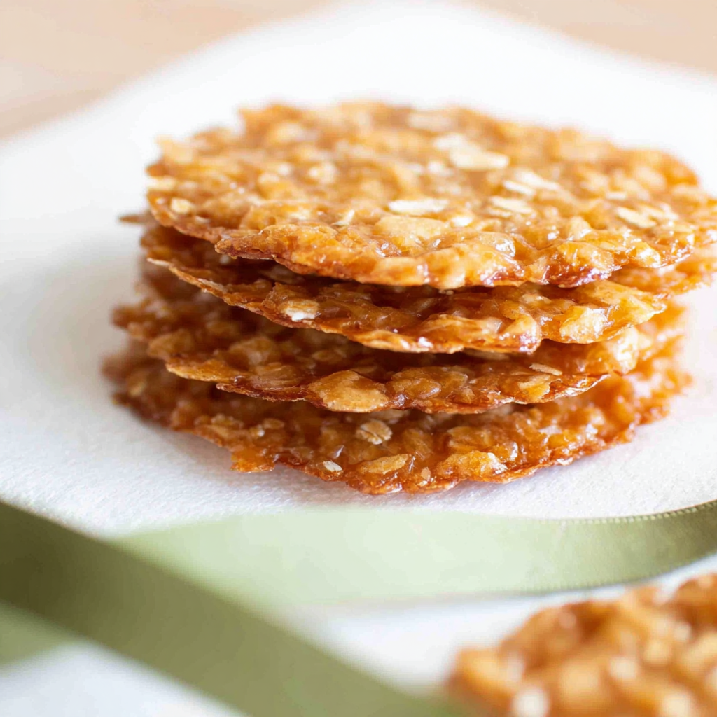 Crispy & Chewy Easy Oatmeal Lace Cookies Recipe
