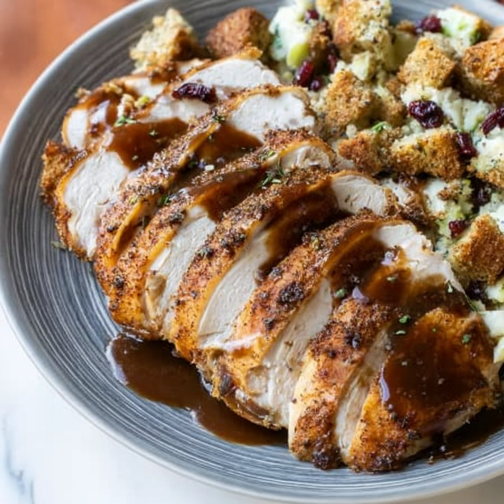 Delightful Holiday Five-Spice Glazed Turkey Breast!