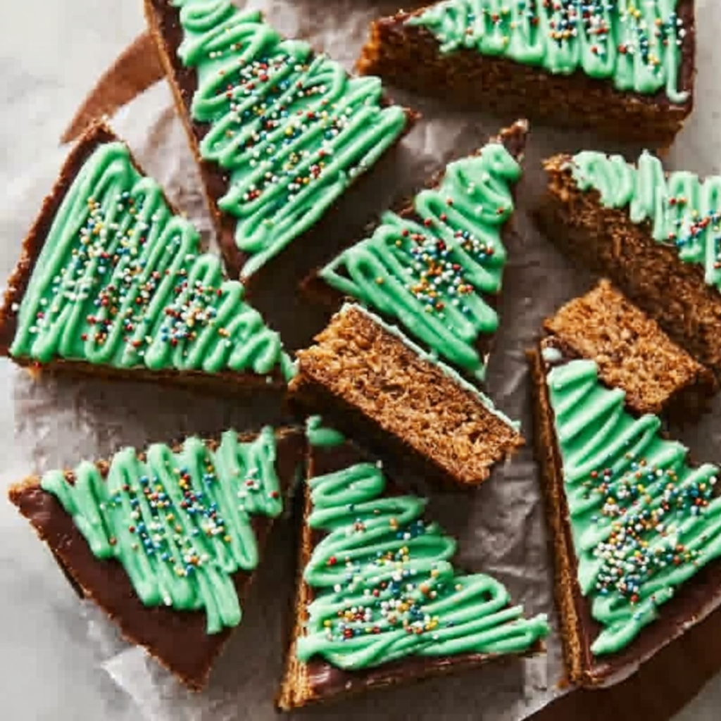 Easy Delicious Salted Peanut Butter Christmas Trees