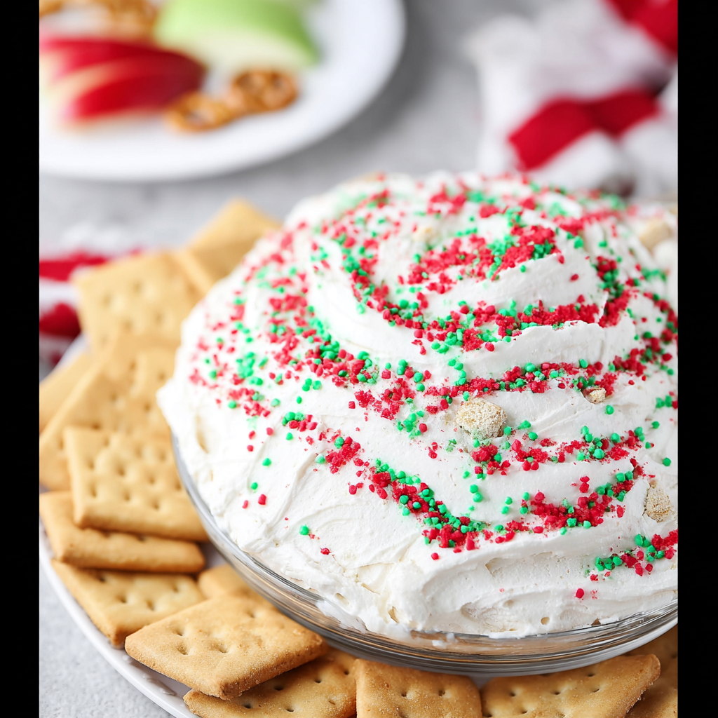Easy Festive Christmas Tree Cake Dip Recipe!